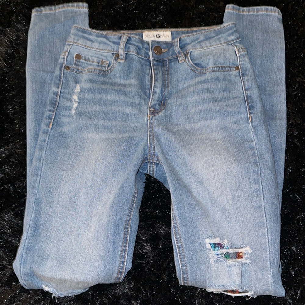 Black Daisy Jeans